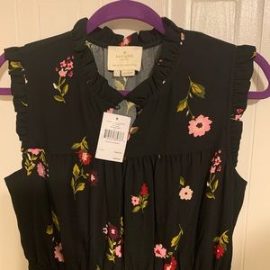 Kate Spade NWT In Bloom Smocked waist Dress
